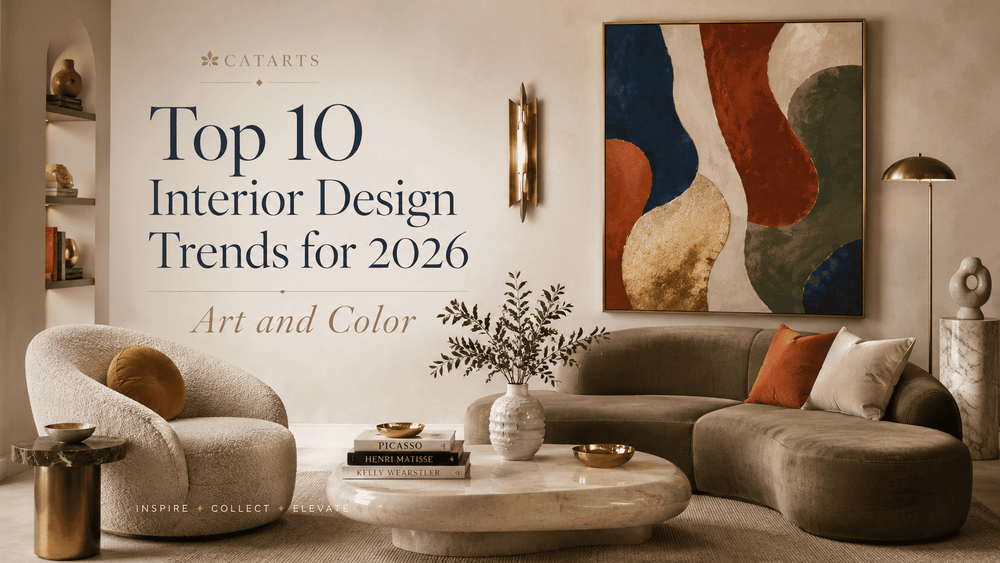 Top 10 Interior Design Trends for 2026: Art and Color