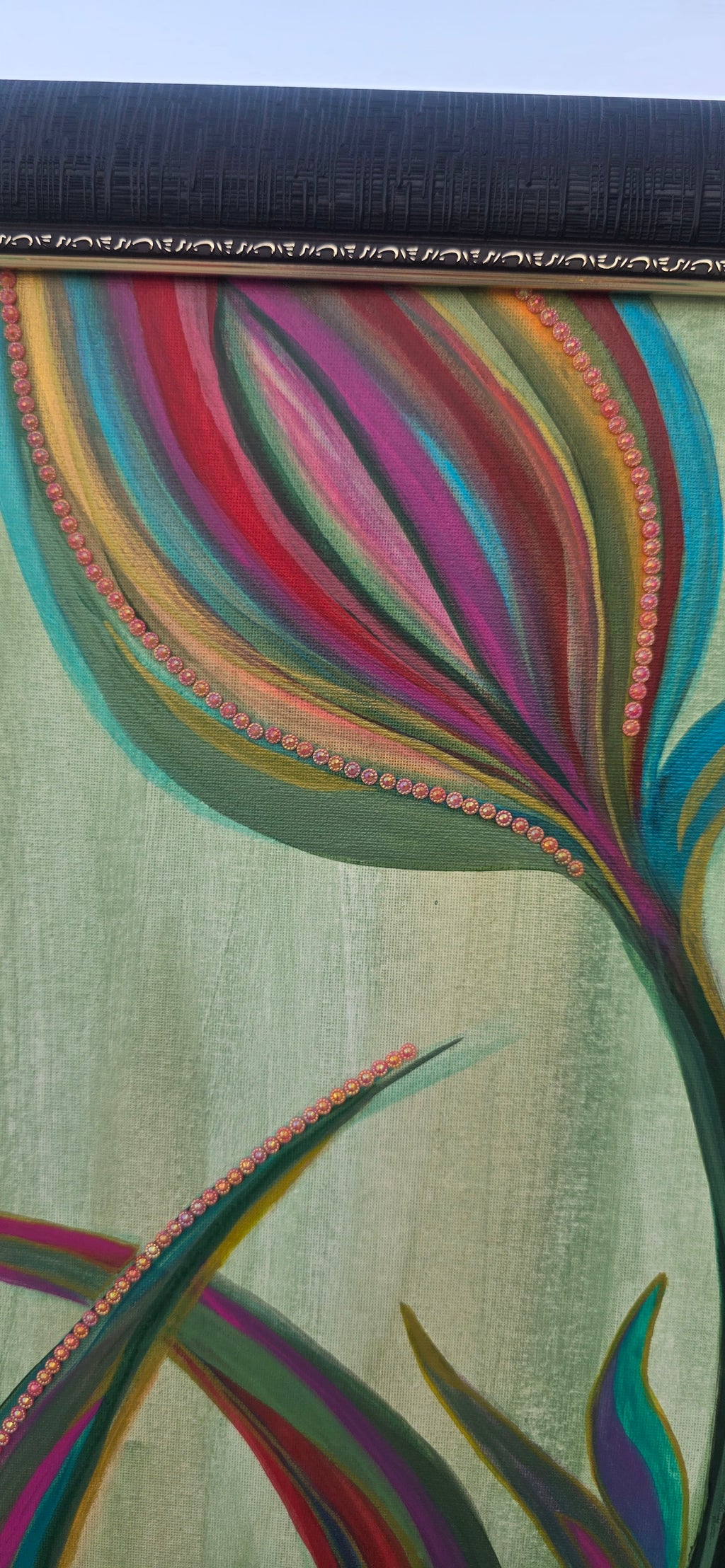 Velvet Dawn – Acrylic Painting on Canvas, (69*99 cm/27*39 in)