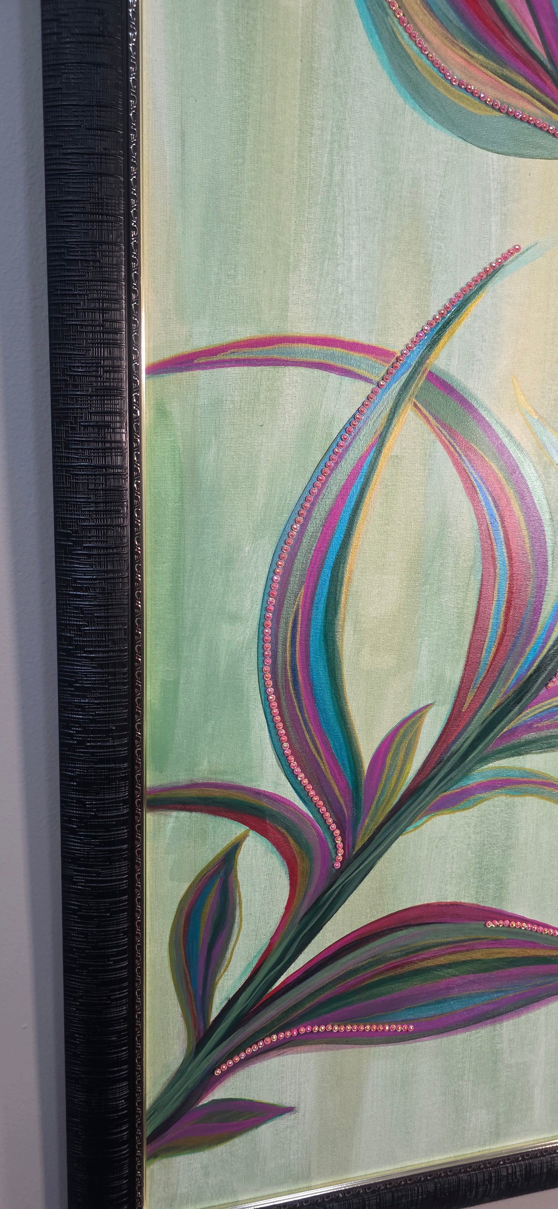 Velvet Dawn – Acrylic Painting on Canvas, (69*99 cm/27*39 in)