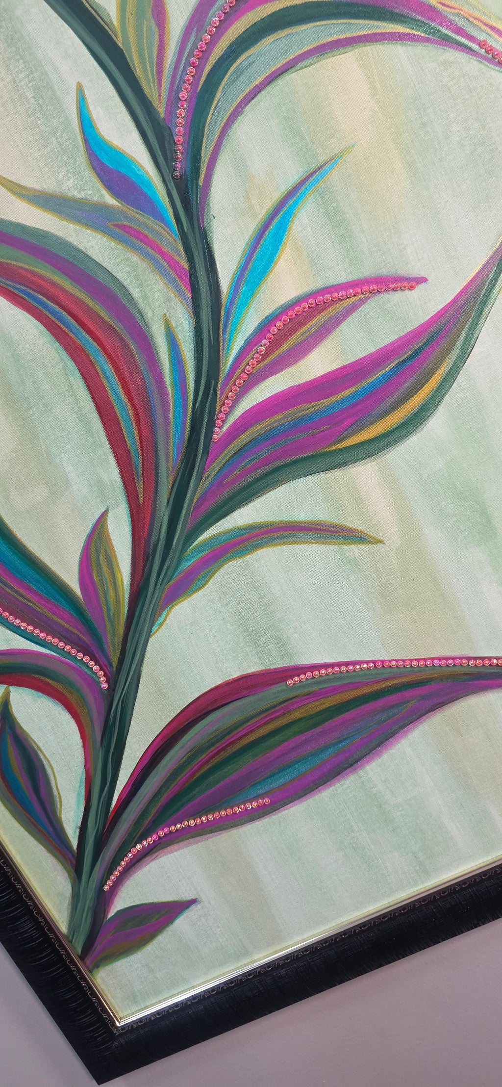 Velvet Dawn – Acrylic Painting on Canvas, (69*99 cm/27*39 in)