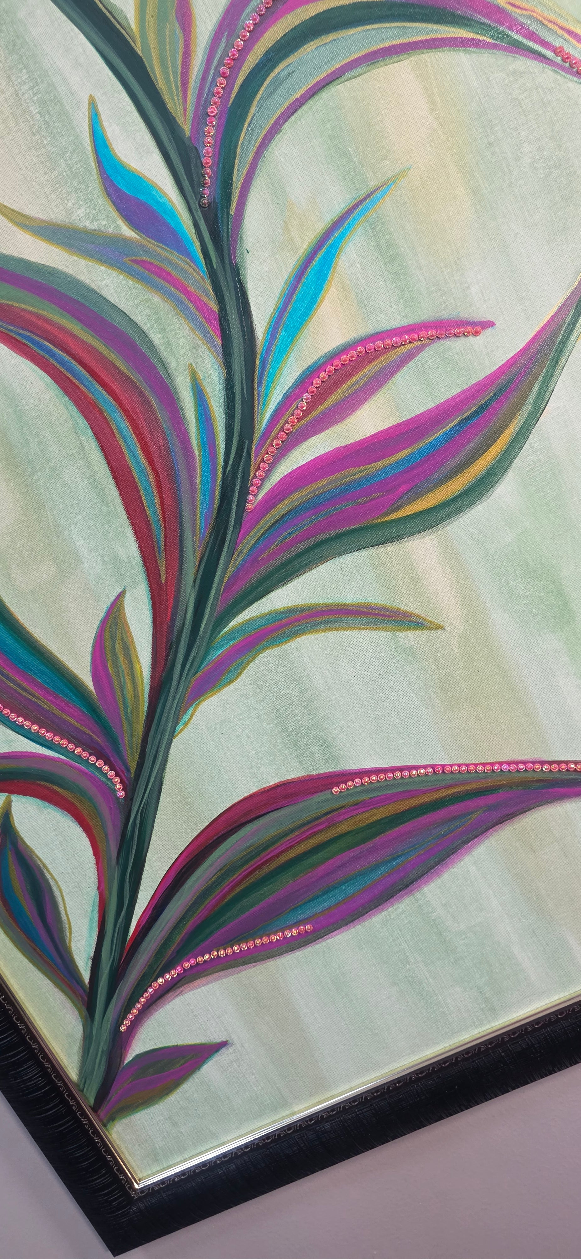 Velvet Dawn – Acrylic Painting on Canvas, (69*99 cm/27*39 in)