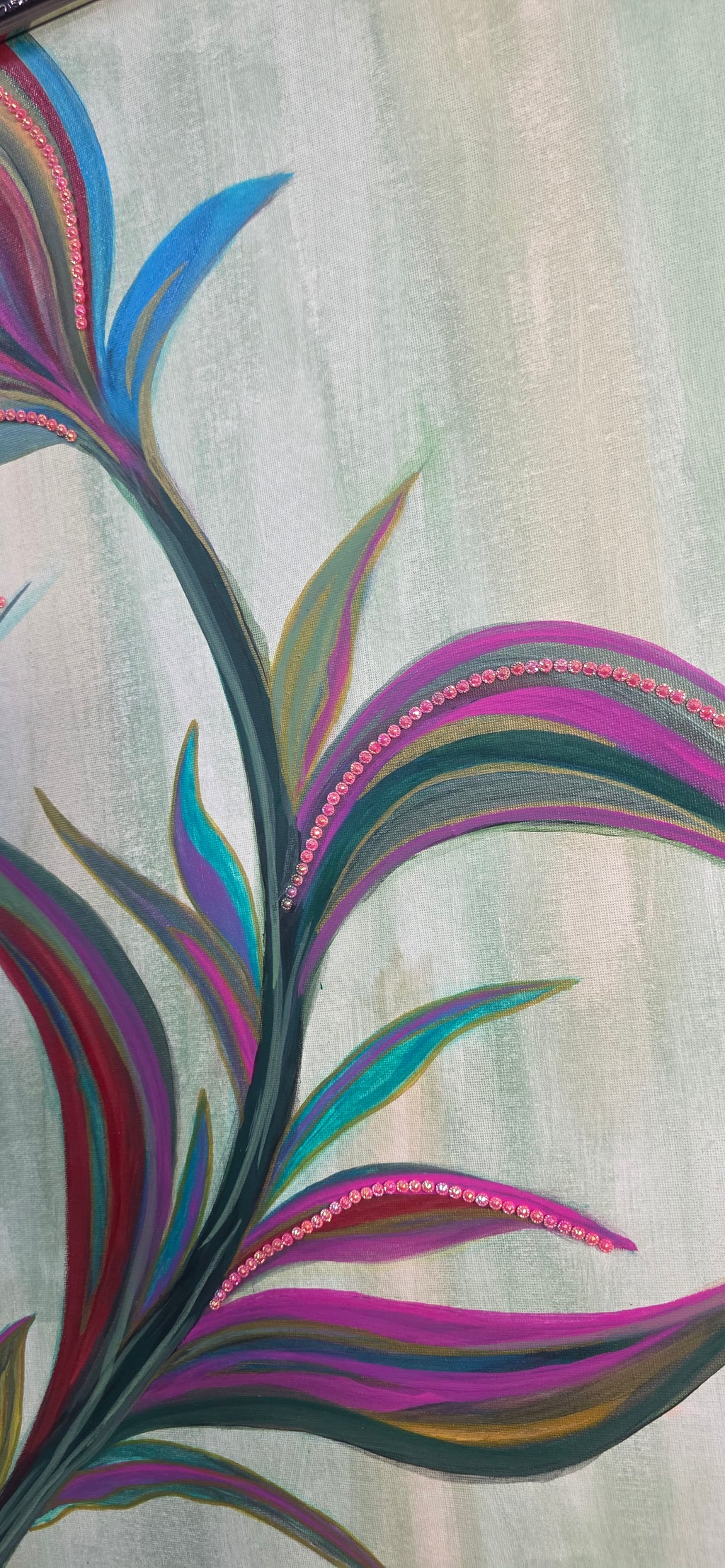 Velvet Dawn – Acrylic Painting on Canvas, (69*99 cm/27*39 in)