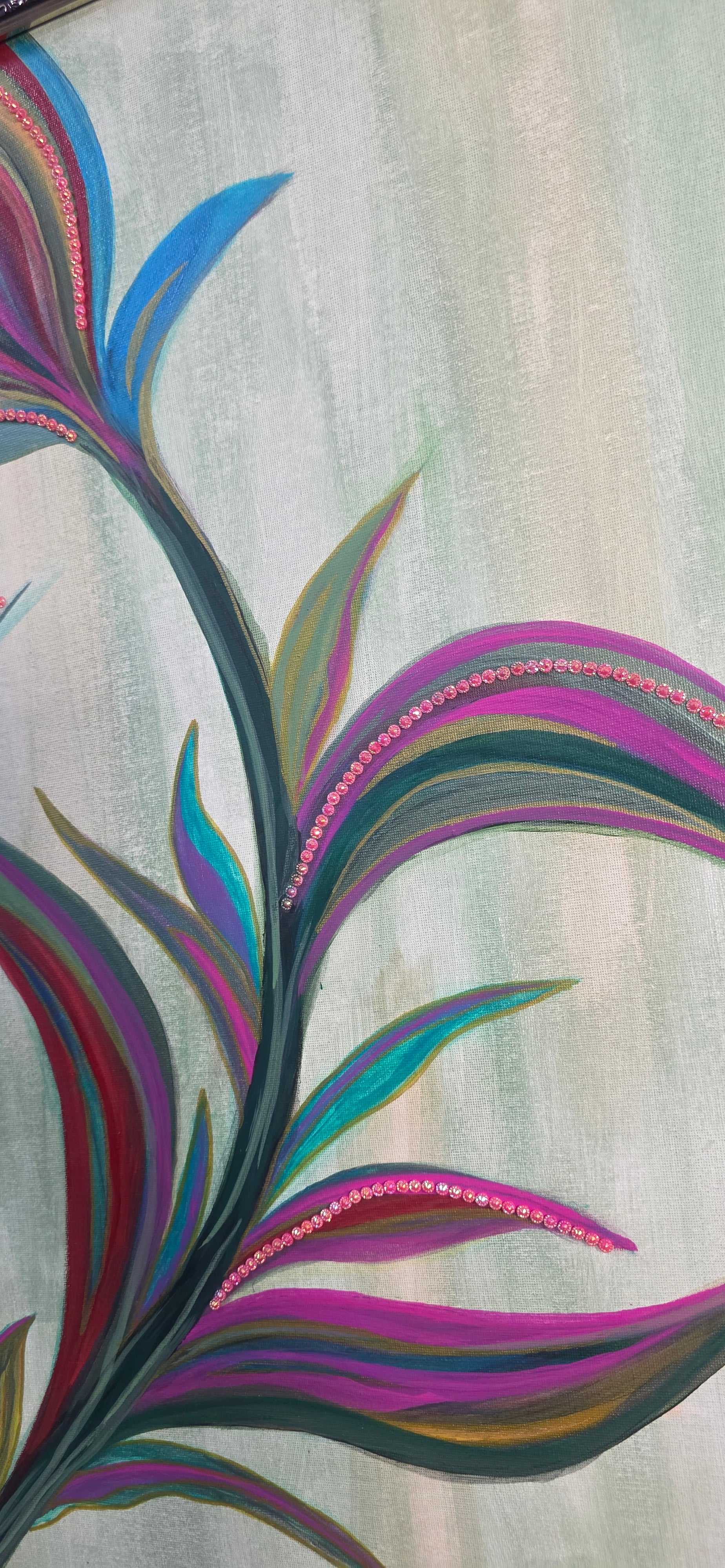 Velvet Dawn – Acrylic Painting on Canvas, (69*99 cm/27*39 in)