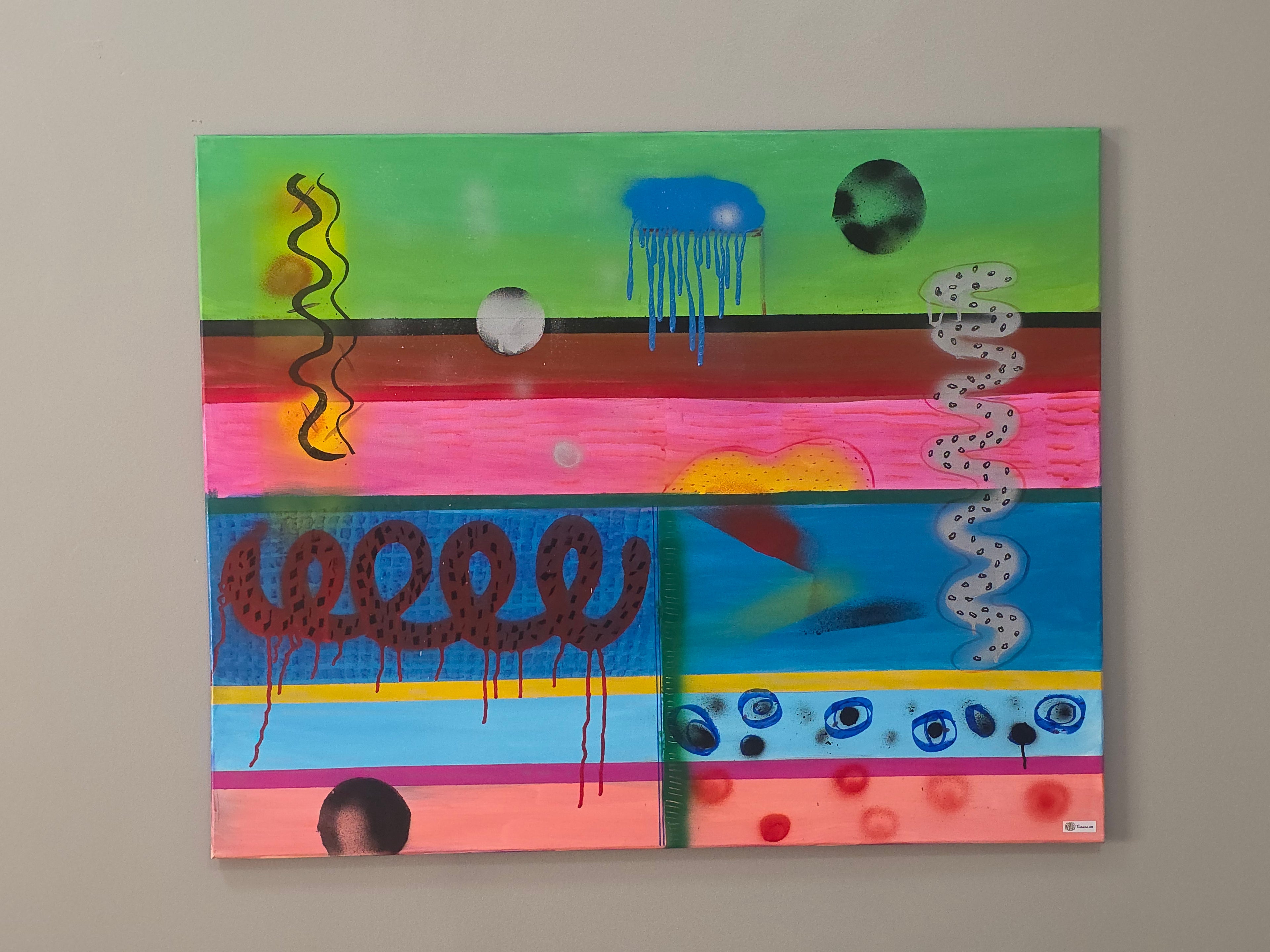 CatArts Rhythms of Colors - Musical abstract painting