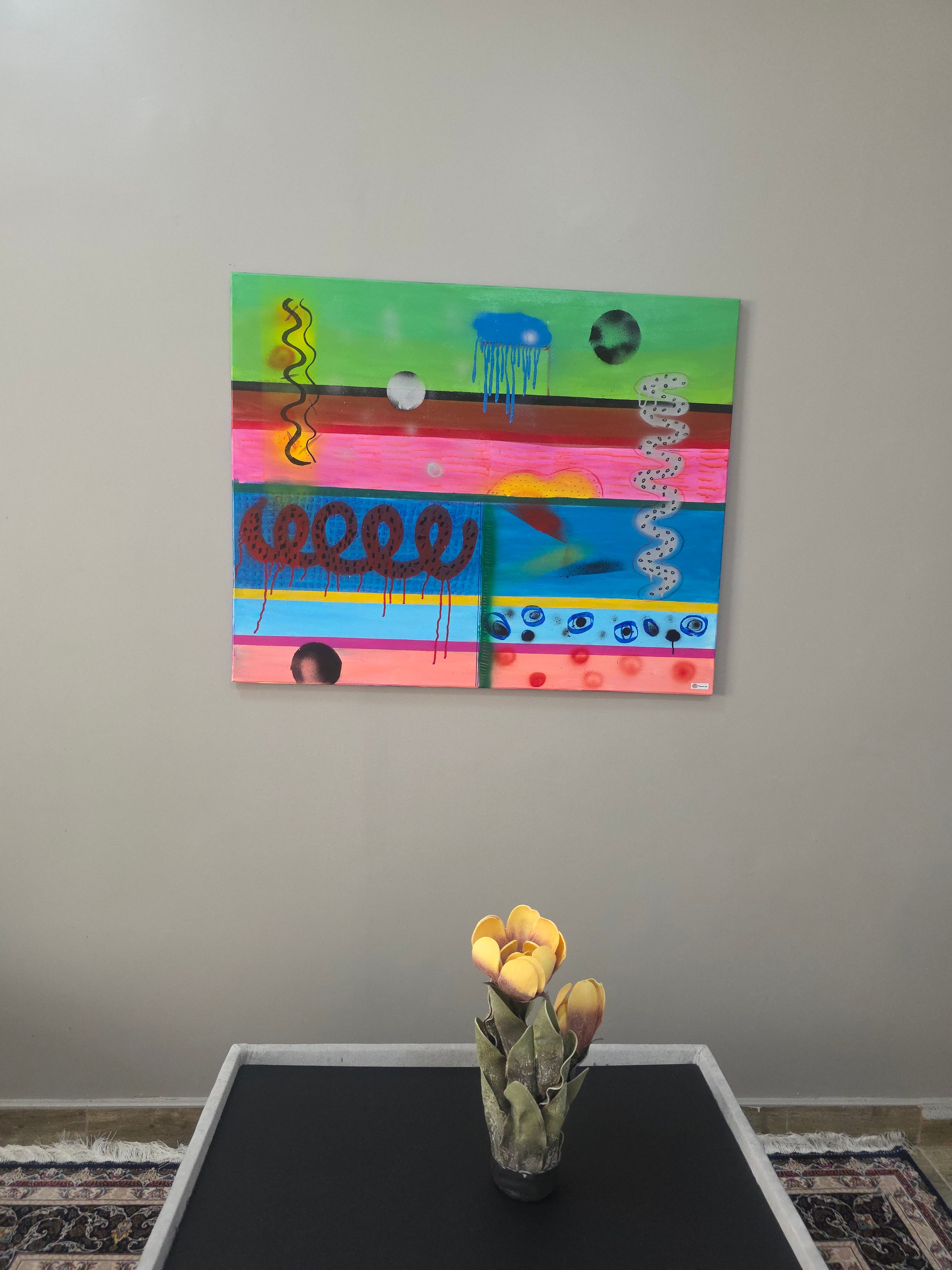 CatArts Rhythms of Colors - Musical abstract painting